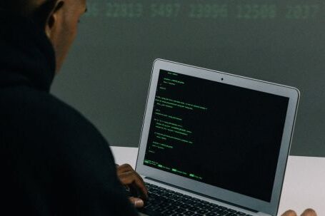 Coding - Man in Black Hoodie Using Macbook Air